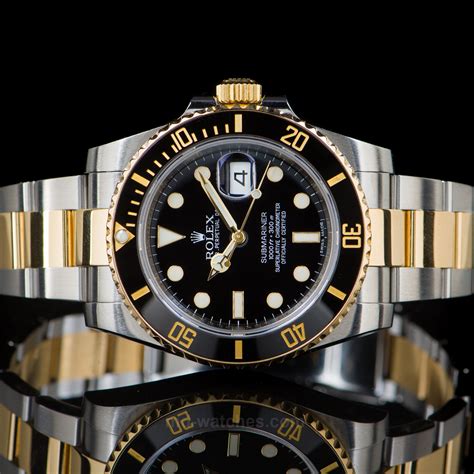 rolex submariner gold 40mm|40mm submariner rolex two tone.